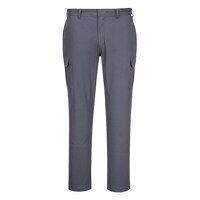 Portwest Stretch Slim Combat Trousers (Charcoal Grey / 36 / R)