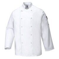 Portwest Suffolk Chefs Jacket L/S (White / XX...