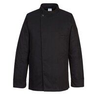 Portwest Surrey Chefs Jacket L/S (Black / XXX...