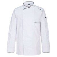 Portwest Surrey Chefs Jacket Long Sleeve (Whi...