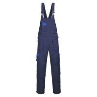 Portwest Texo Contrast Bib and Brace (Navy / M / Regular Fit)