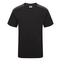 Portwest Two-Tone Short Sleeved T-Shirt (Blac...