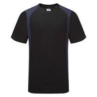 Portwest WX2 T-Shirt S/S (Black/Navy / M / R)