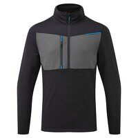 Portwest WX3 Half Zip Tech Fleece (Black / L ...