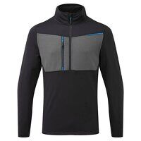 Portwest WX3 Half Zip Tech Fleece (Black / S ...