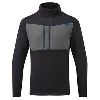 Portwest WX3 Half Zip Tech Fleece (Black / XL...