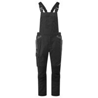 Portwest WX3 Industrial Wash Bib and Brace (Black / M / Regular Fit)
