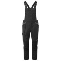 Portwest WX3 Industrial Wash Bib and Brace (Black / S / Regular Fit)