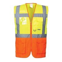 Prague Hi-Vis Executive Vest  (Yellow/Orange / XXXL / R)