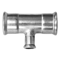 22x15mm Press Fit Reducer Tee Coupling