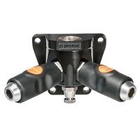 Prevost BSI Female Thread Two Port Wall Bracket - Two Cou...