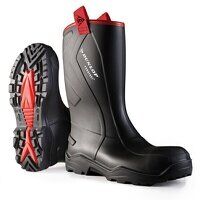 Purofort+Rugged Full Safety  Rigger Boot Blac...