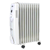 Sealey RD2500 Oil-Filled Radiator 2500W/230V 11-Element