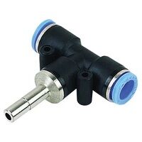 12mm x 10mm Reducing Branch Stem Tee Black & ...