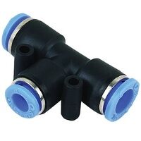 12mm x 10mm Reducing Branch Tee Black & Blue ...