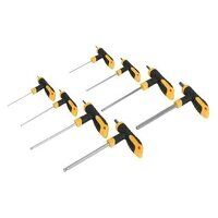 S01069 Sealey Siegen 8pc T-Handle Ball-End Hex Key Set