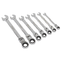 Sealey S01143 Flexible Head Ratchet Combinati...