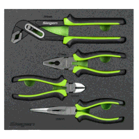 Sealey S01298 Siegen Comfort Grip Pliers Set 4pc