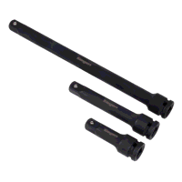 Sealey S01322 Siegen Impact Extension Bar Set 1/2Sq Drive 3pc