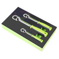 Sealey S01331 Ratchet Wrench Set 3pc