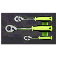 Sealey S01331 Ratchet Wrench Set 3pc