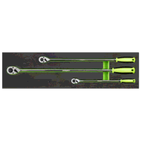 Sealey S01332 Extra-Long Ratchet Wrench Set 3pc