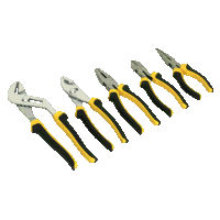 Sealey S0646 Comfort Grip Pliers Set 5pc