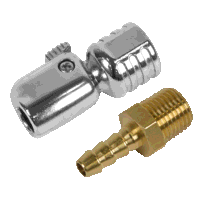 Sealey SA361 Clip-On Connector for Tyre Infla...