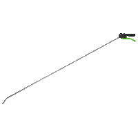 Sealey SA9233 Air Blow Gun with Angled Lance 980 x 8mm 1/4BSP Air Inlet