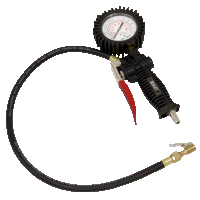 Sealey SA9304 Tyre Inflator with Clip-On Conn...