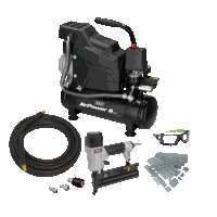 Sealey SAC0620AKIT Air Compressor/Air Nail/St...