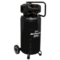 Sealey SAC100V 100L Oil Free Belt Drive Vertical Compressor 2.5hp