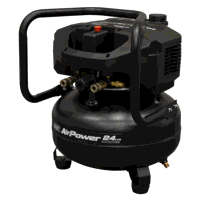 Sealey SAC24V 24L Oil Free Belt Drive Vertica...