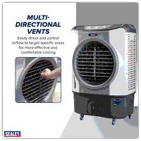 Sealey SAC45 Portable Evaporative Air Cooler 45L