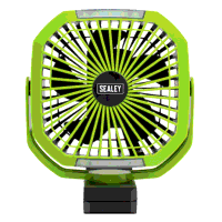 Sealey SCF8WL 4-Speed Portable Clip Fan with Worklight 8