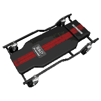 Sealey SCR100S Steel Creeper with 4 Rough Gro...