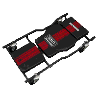 Sealey SCR101S Steel Creeper with 4 Rough Gro...