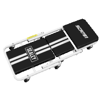 Sealey SCR791 Compact Steel Creeper/Seat with...