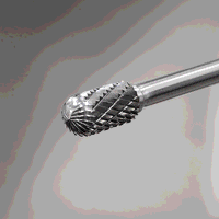 Sealey SDB02XL Tungsten Carbide Rotary Burr Extra-Long Cylindrical Ball Nose 10mm
