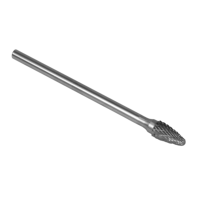 Sealey SDB05XL Tungsten Carbide Rotary Burr Extra-Long Arc Round Nose 10mm