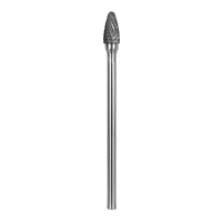 Sealey SDB05XL Tungsten Carbide Rotary Burr Extra-Long Arc Round Nose 10mm