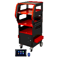 Sealey SDS1R Diagnostic Tablet  Trolley - Red