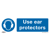 Sealey SS10P1 Mandatory Safety Sign - Use Ear...