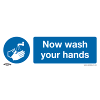 Sealey SS5P1 Mandatory Safety Sign - Now Wash...