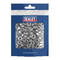 Sealey SS6 Stainless Steel Nut M6, DIN 934 - Pack of 100