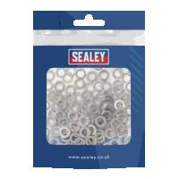 Sealey SSW5 Stainless Steel Flat Washer M5 A2, DIN 125 - Pack of 100
