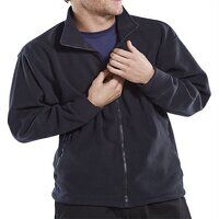 STANDARD FLEECE JACKET NAVY BLUE L