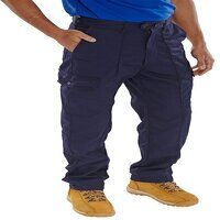 SUPER CLICK DRIVERS TROUSERS NAVY BLUE 42S