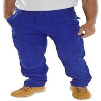 SUPER CLICK DRIVERS TROUSERS ROYAL BLUE 48