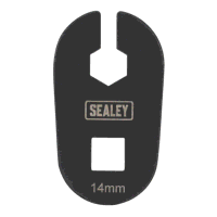 Sealey SX0324 Limited Access Crows Foot Spanner 1/2Sq Drive 14mm